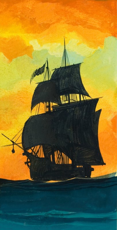 Navire à voile - Ron Embleton