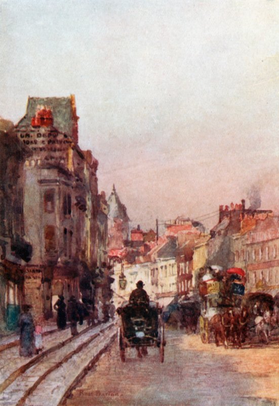 Brompton Road, vue vers l