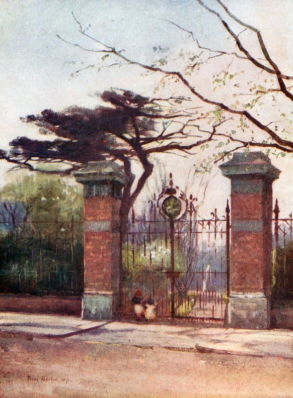 Entrée du Jardin des Apothicaires - Rose Maynard Barton