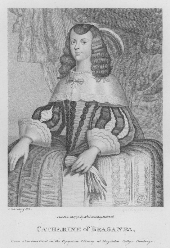 Catherine de Bragance (gravure) - S. (after) Harding