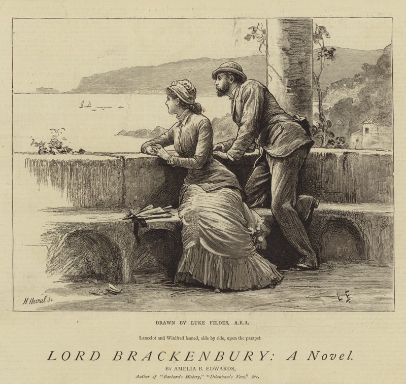Lord Brackenbury, Un Roman - Samuel Luke Fildes