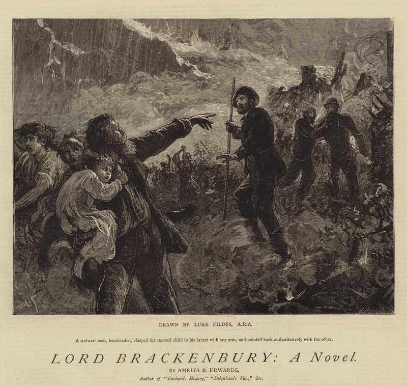 Lord Brackenbury, Un roman - Samuel Luke Fildes