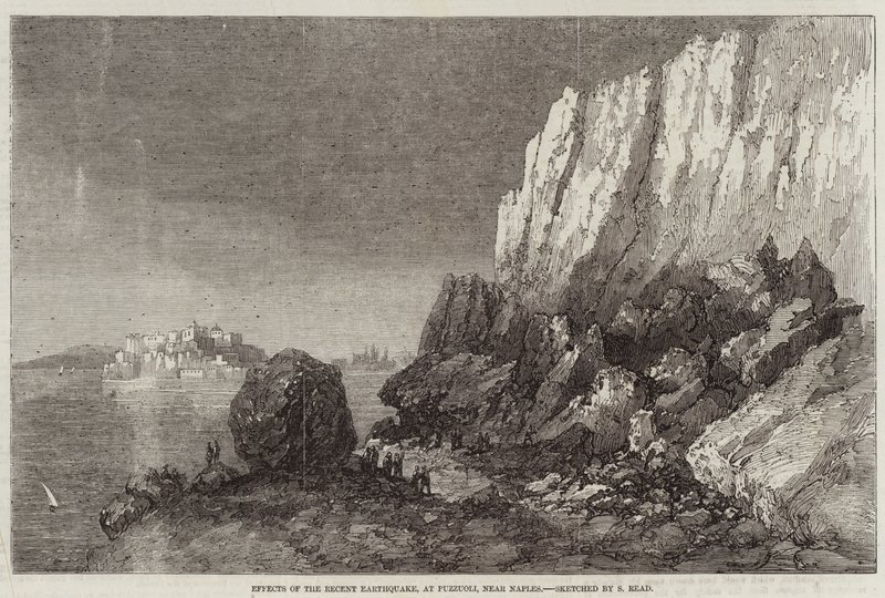 Effets du récent tremblement de terre à Puzzuoli, près de Naples - Samuel Read