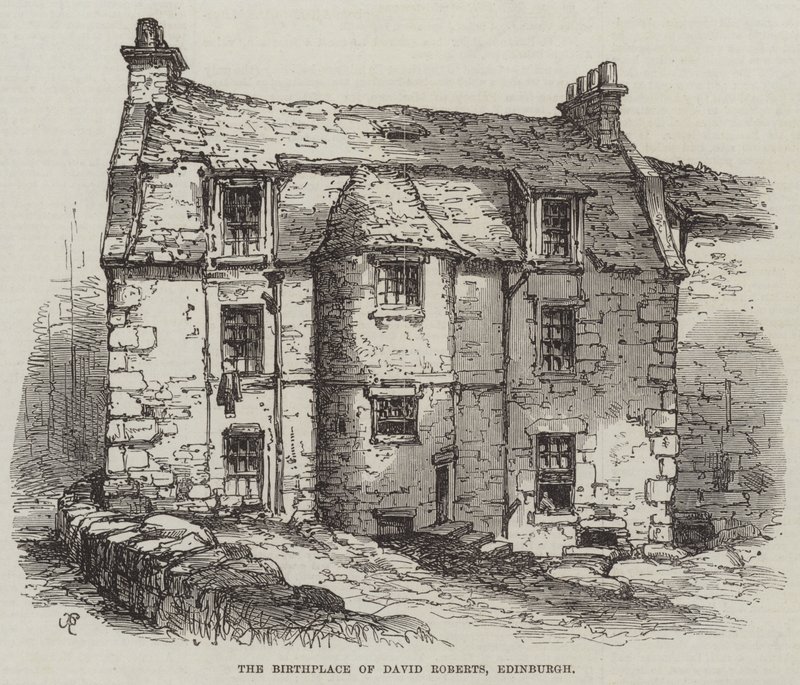 Le lieu de naissance de David Roberts, Édimbourg - Samuel Read