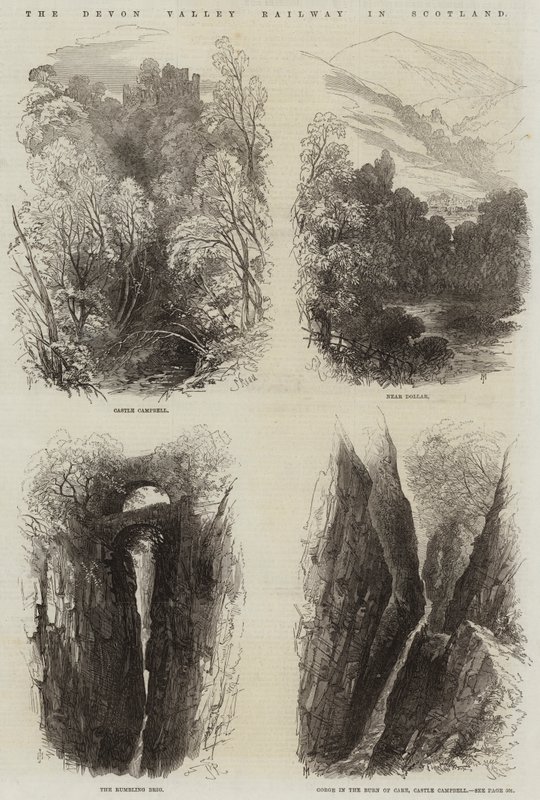Le Chemin de Fer de la Vallée du Devon en Écosse - Samuel Read