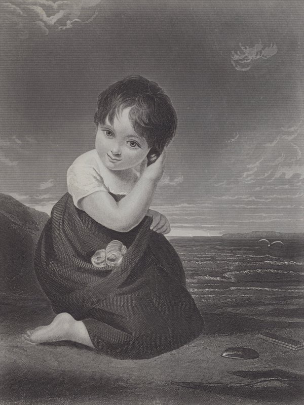 Un message de la mer (gravure) - Samuel Cousins