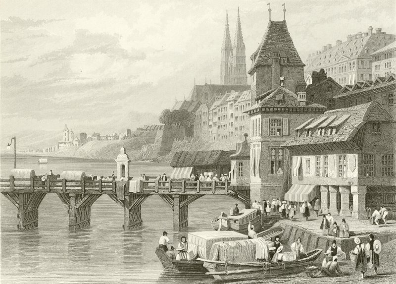 Bâle, sur le Rhin - Samuel Prout