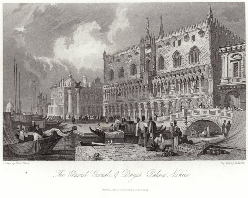 Le Grand Canal et le Palais des Doges - Samuel Prout