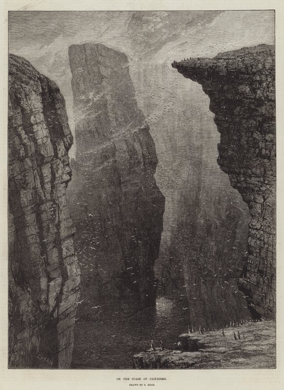 Sur la côte de Caithness - Samuel Read