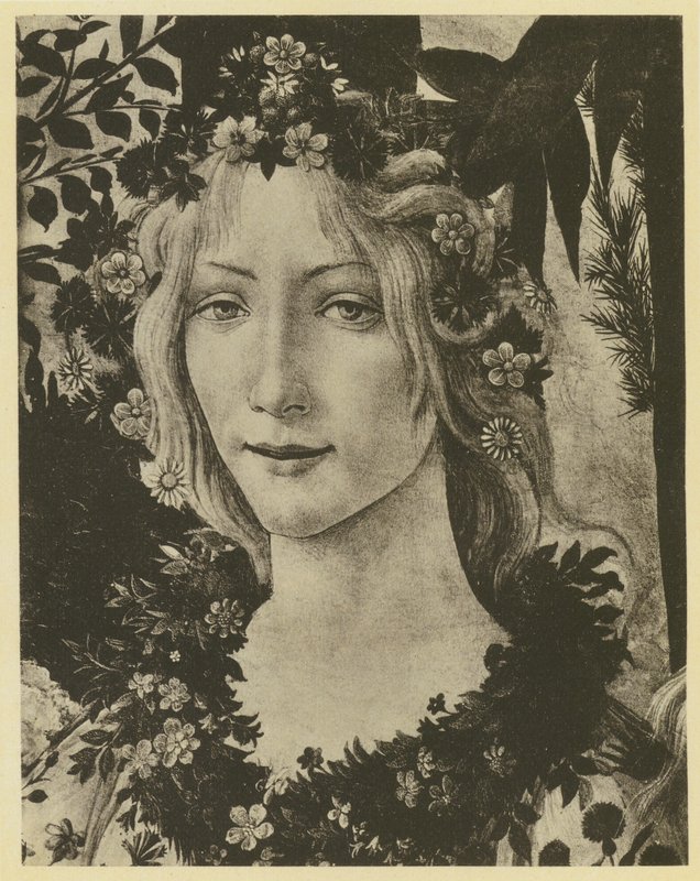Botticelli : Le Printemps (détail) - Sandro (after) Botticelli