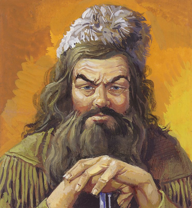 Daniel Boone (gouache sur papier) - Severino Baraldi