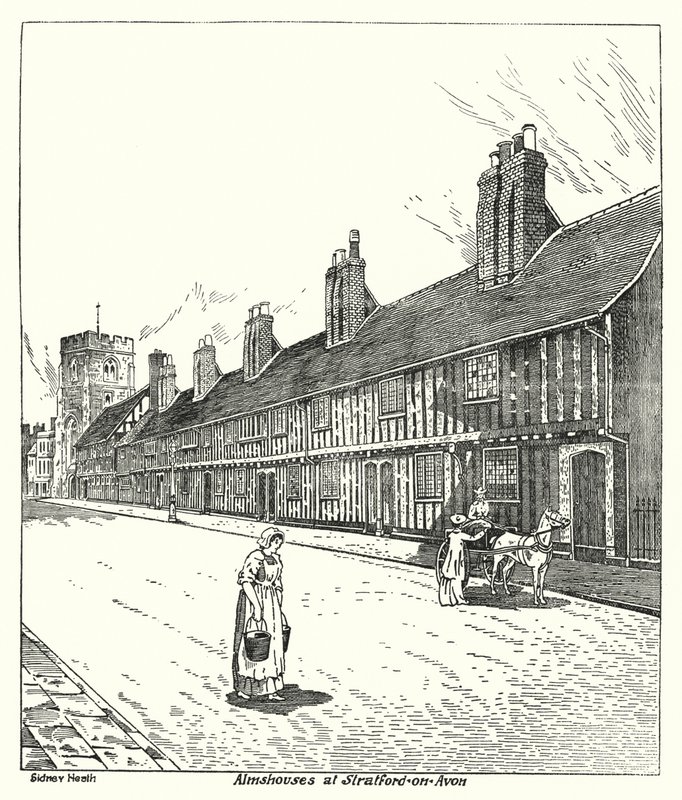 Maisons de Charité à Stratford-on-Avon - Sidney Heath