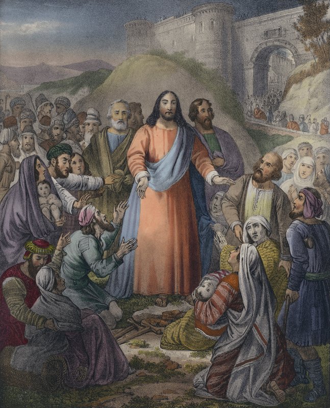 Christ guérissant la multitude - Siegfried Detler Bendixen