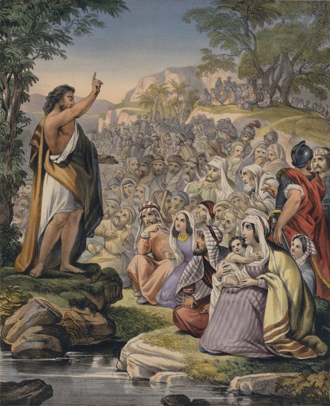Jean prêchant dans le désert - Siegfried Detler Bendixen