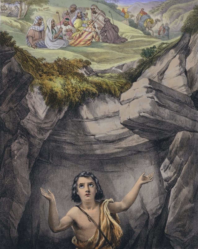Joseph jeté dans la fosse par ses frères - Siegfried Detler Bendixen
