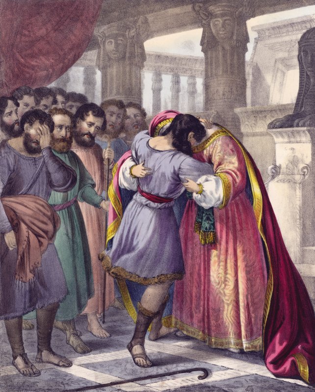 Le pardon de Joseph à ses frères - Siegfried Detler Bendixen