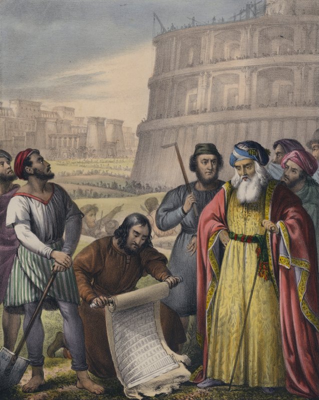 Construction de la tour de Babel - Siegfried Detler Bendixen