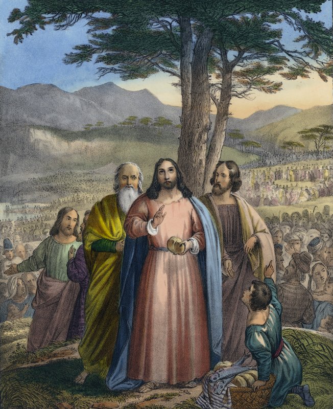 Le Christ Nourrit la Multitude - Siegfried Detler Bendixen
