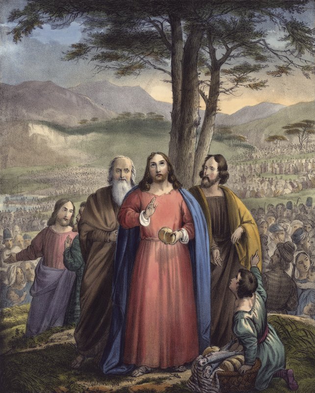 Christ nourrit la multitude - Siegfried Detler Bendixen