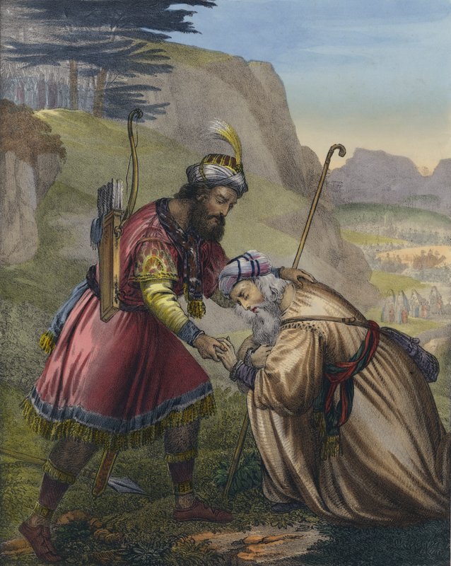 Réconciliation de Jacob avec son frère Ésaü - Siegfried Detler Bendixen