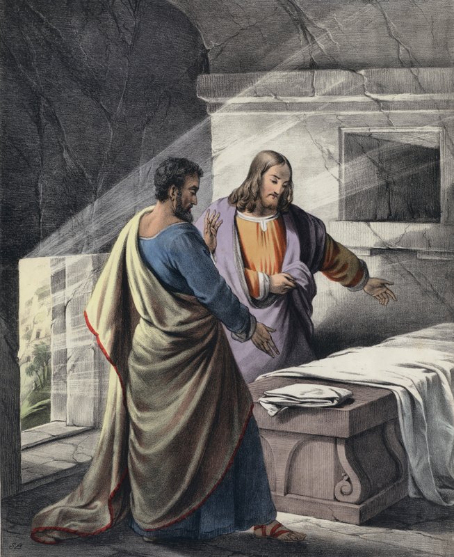 Pierre et Jean au sépulcre - Siegfried Detler Bendixen