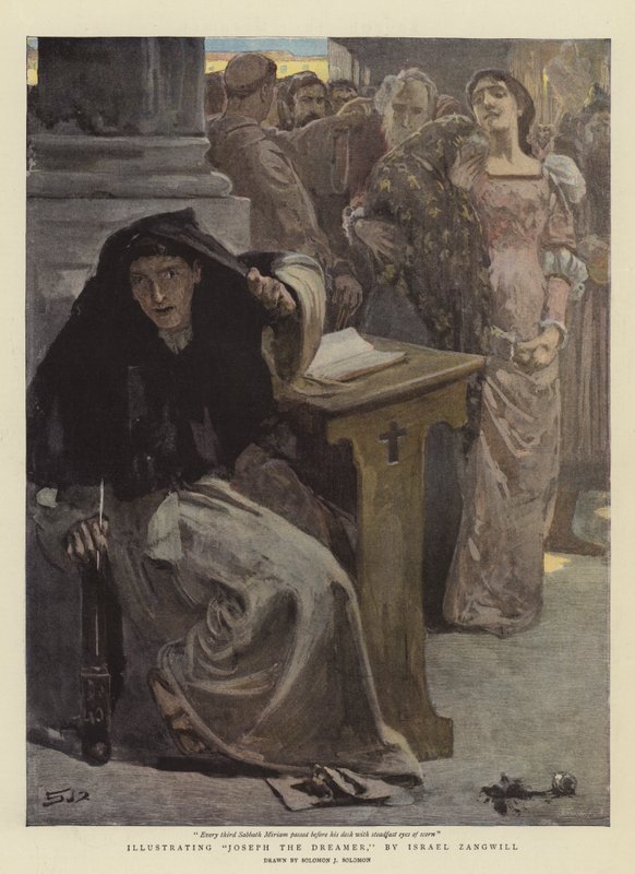 Illustration de Joseph le rêveur, par Israel Zangwill - Solomon Joseph Solomon