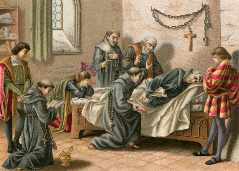 La mort de Christophe Colomb - Spanish School
