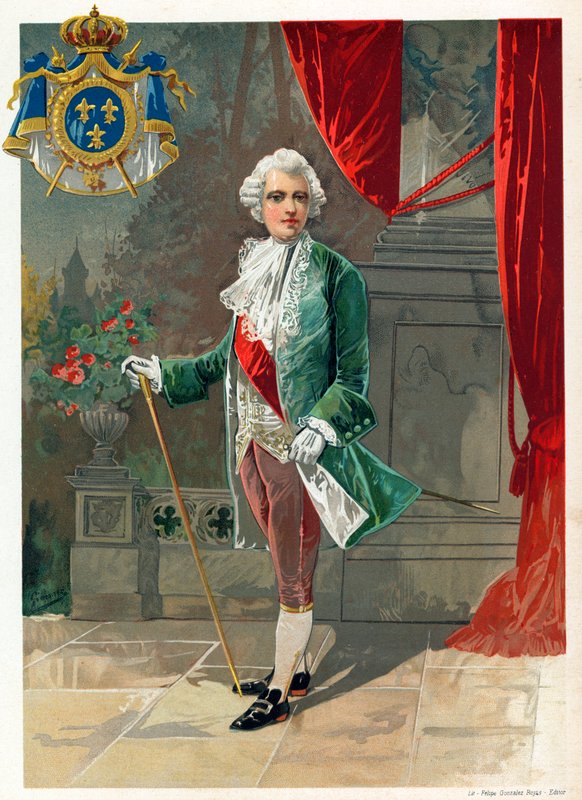 Roi Louis XV de France - Spanish School