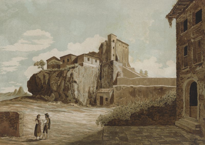Le Rocher Tarpéien, Rome - Spanish School