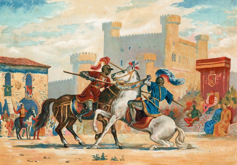 Tournoi au Moyen Âge - Spanish School