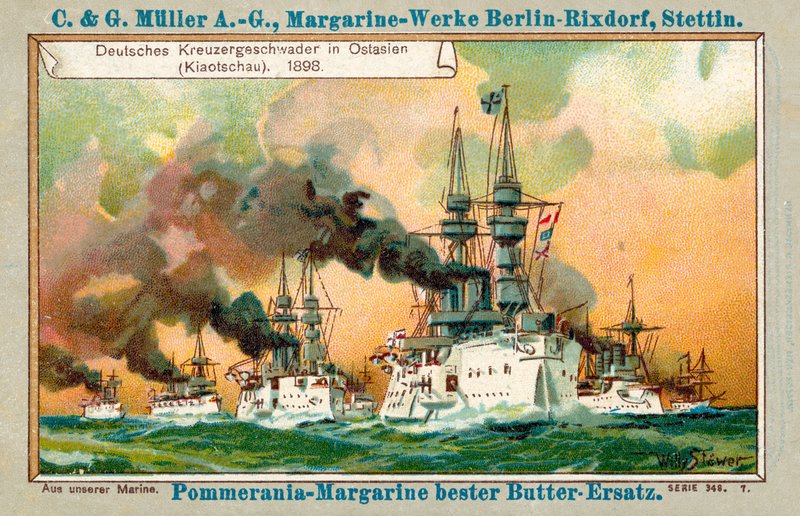 Escadron de croiseurs allemands en Extrême-Orient (Jiaozhou), 1898 - Stoewer Willy