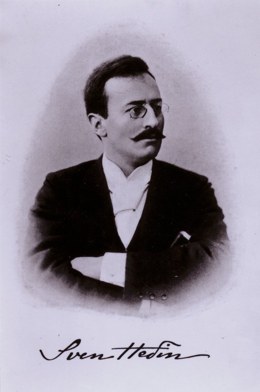 Sven Hedin, explorateur suédois (photo n/b) - Swedish Photographer