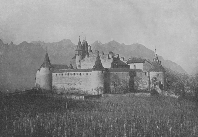 Aigle, Le Château (photo n/b) - Swiss Photographer