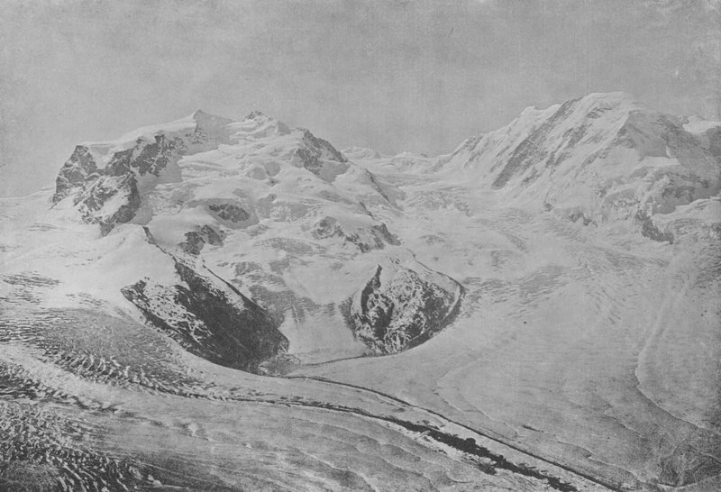 Le Mont-Rose (photo n/b) - Swiss Photographer