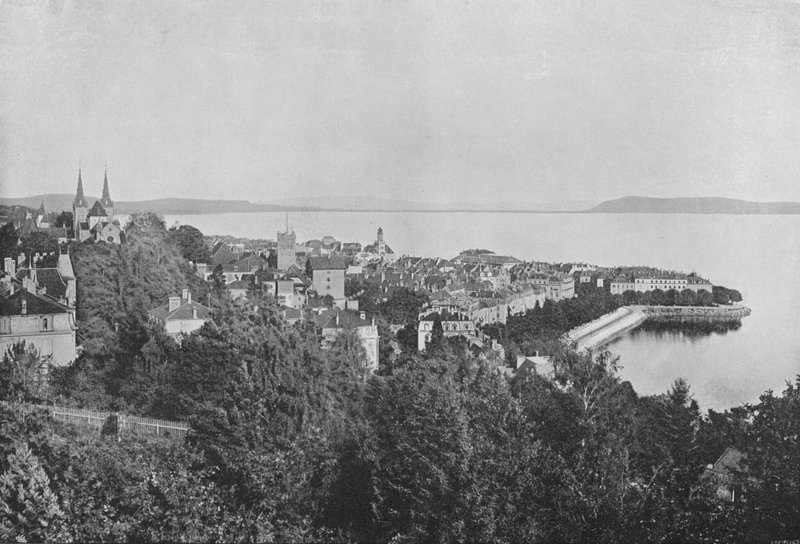 Neuchâtel, Vue Générale - Swiss Photographer
