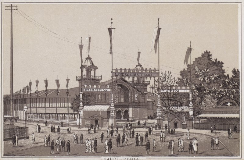 Haupt-Portal, Exposition Nationale Suisse, Zurich - Swiss School