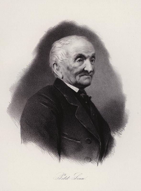 Jean Antoine Petit-Senn, poète suisse (gravure) - Swiss School