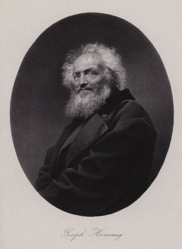 Joseph Hornung, peintre suisse (gravure) - Swiss School