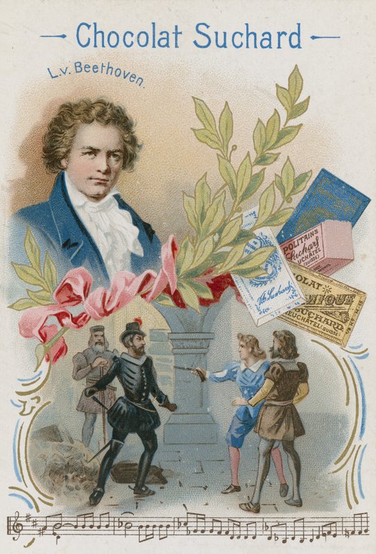 Ludwig van Beethoven, compositeur et pianiste allemand - Swiss School