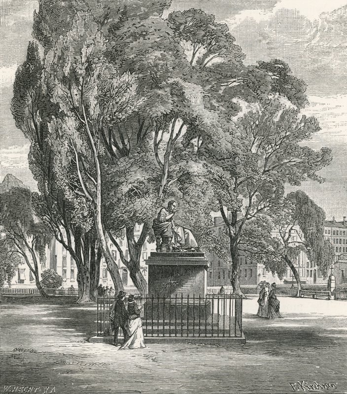 Monument à Rousseau sur l