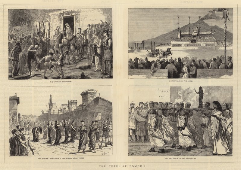 Les fêtes à Pompéi - Sydney Prior Hall