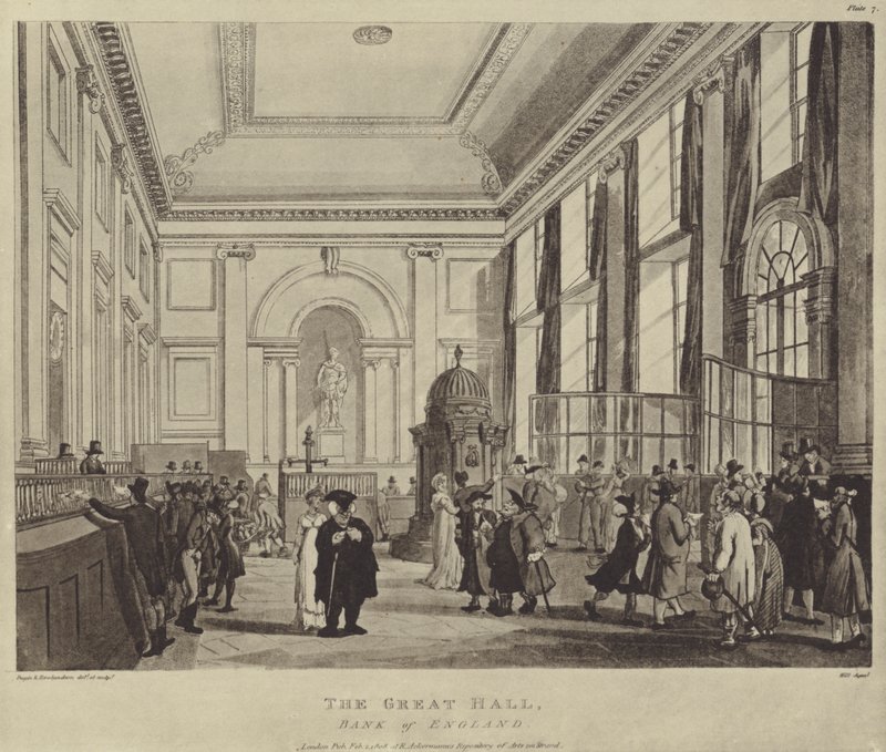 La Salle de Paiement, Banque d