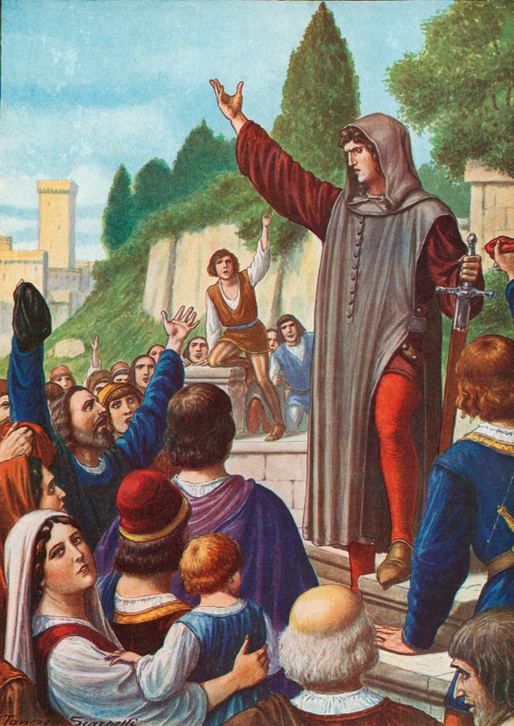 Cola di Rienzo à Rome - Tancredi Scarpelli