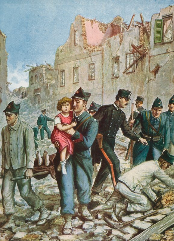 Tremblement de terre de Messine - Tancredi Scarpelli