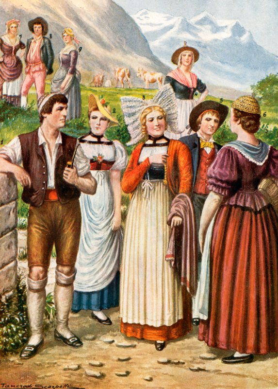 Costumes suisses - Tancredi Scarpelli