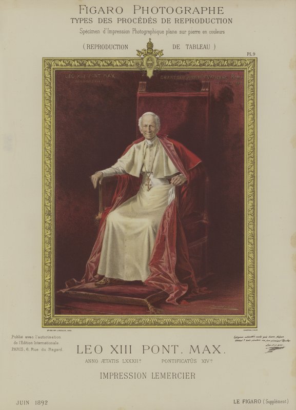 Pape Léon XIII - Theobald after Chartran