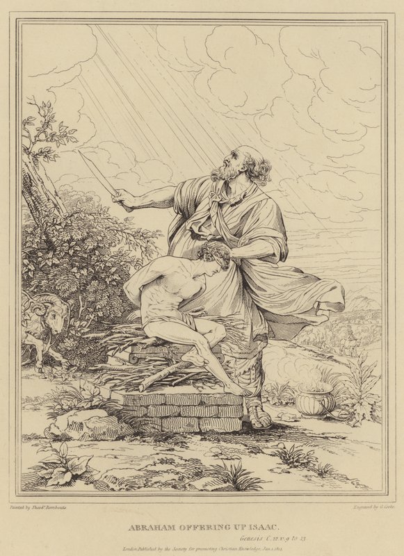 Abraham offrant Isaac, Genèse - Theodor Rombouts