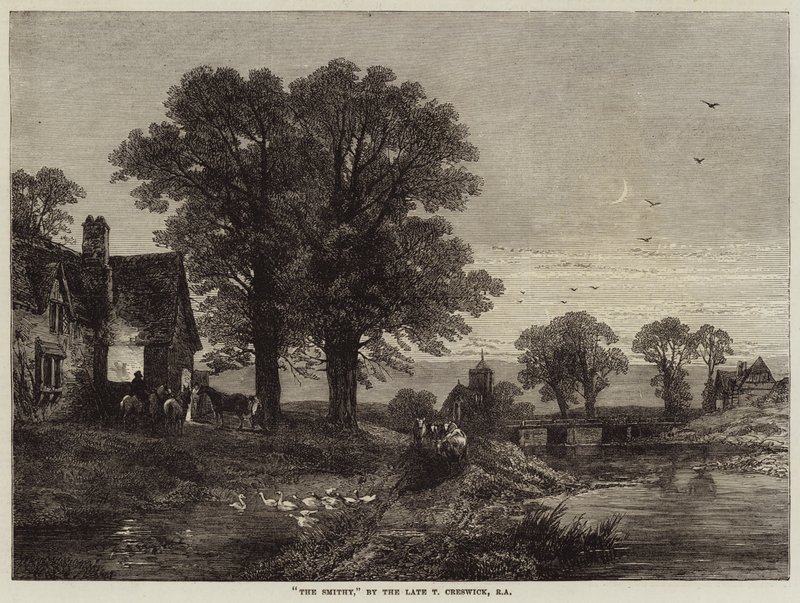 La forge - Thomas Creswick