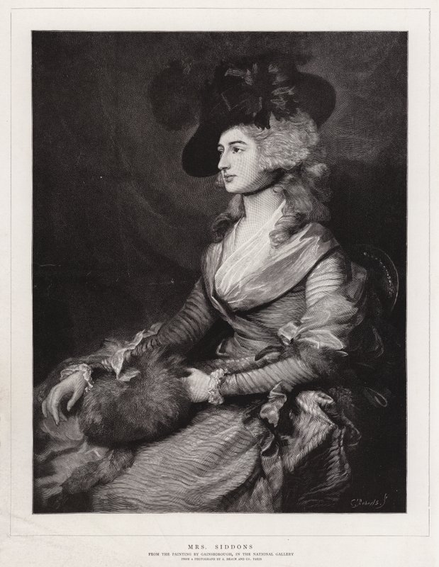 Mme Siddons - Thomas Gainsborough