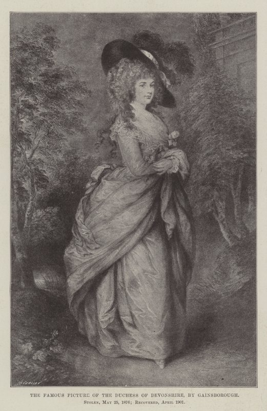 Le célèbre tableau de la duchesse de Devonshire - Thomas Gainsborough